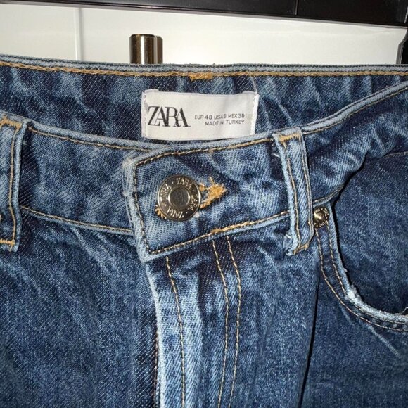 Zara wide leg denim jeans - Picture 4 of 4